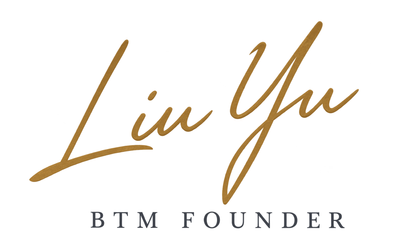 刘宇签名，BTM FOUNDER